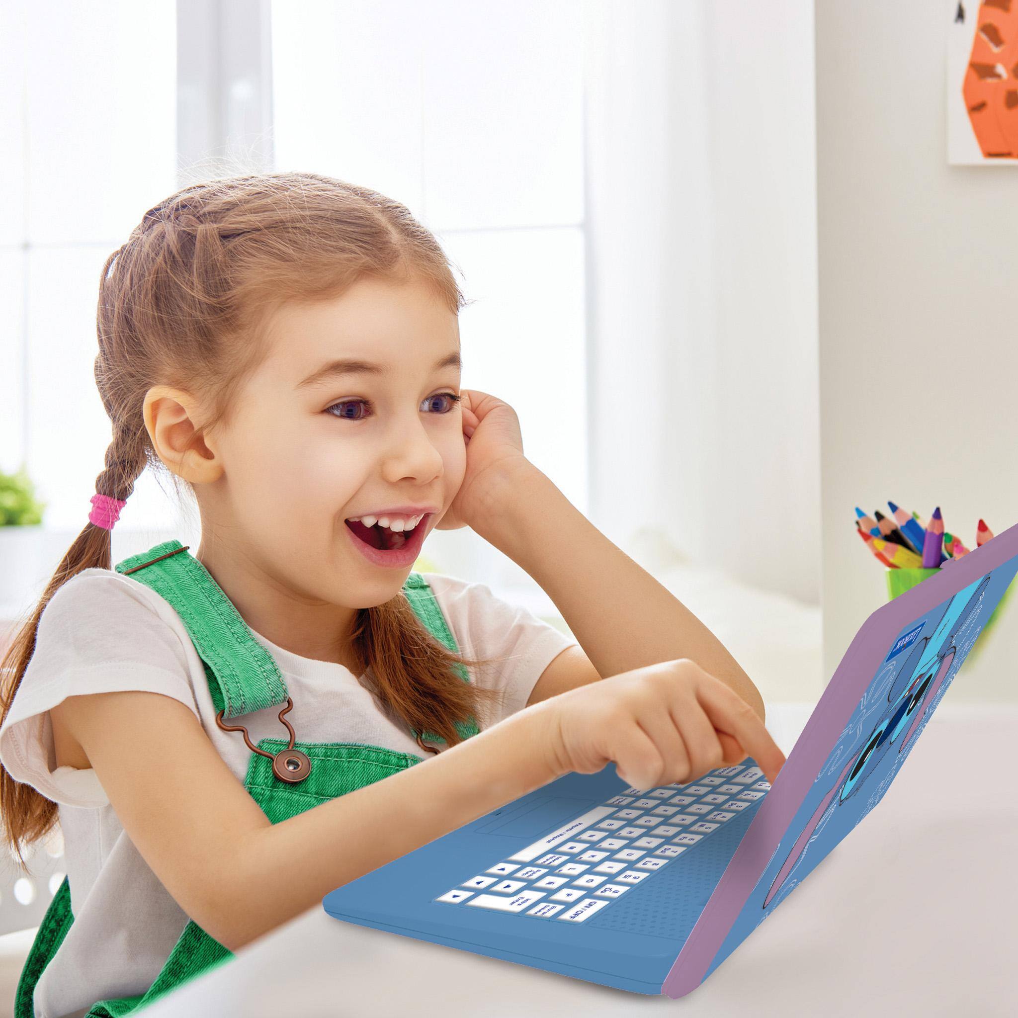 Alt View 3. Lexibook - Disney Stitch Bilingual Educational Laptop with 170 Activities.
