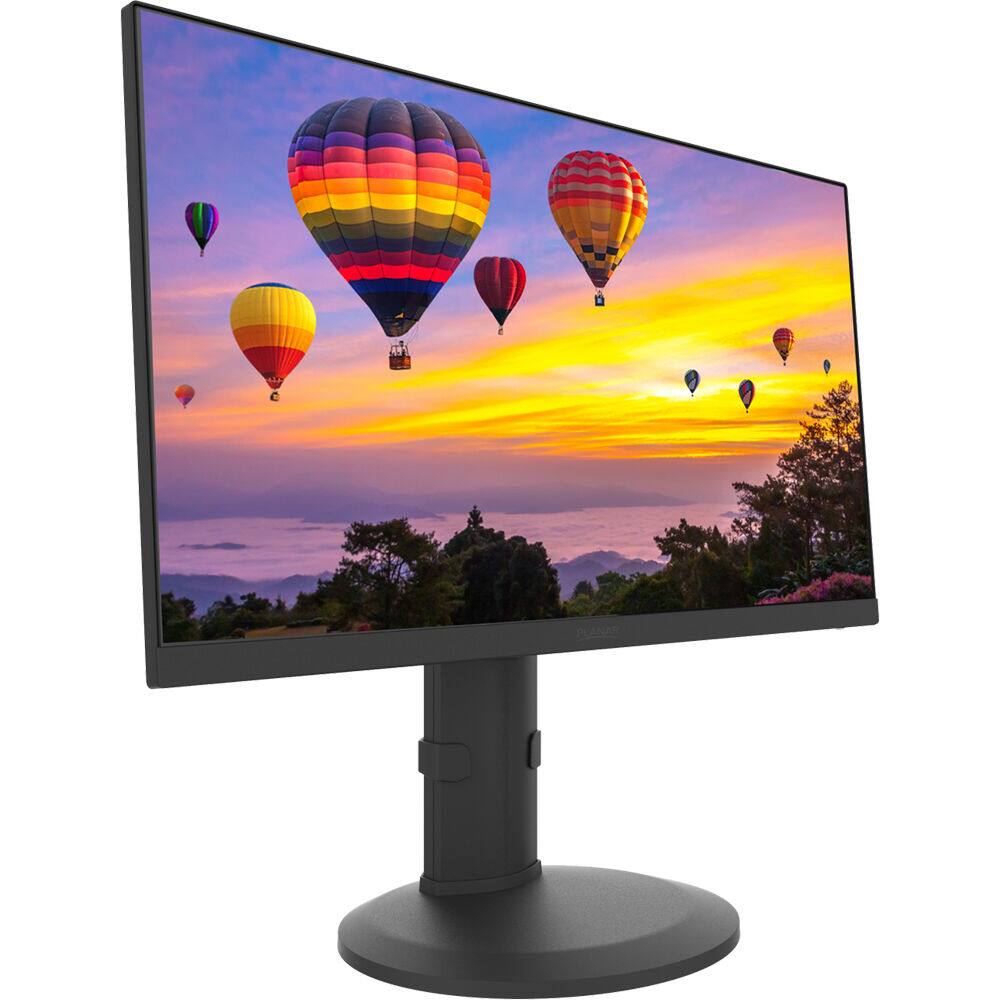 Angle. Planar - Planar PZN2410 24” Full HD LCD Monitor (HDMI, DisplayPort, VGA, Cable) - Black.