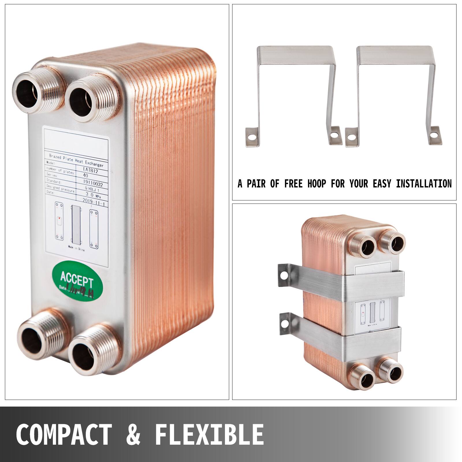 5 traces Plane Meat e Enthanger mumar o LAIBI2 iiates T 4 Dandard 19110022 T91 Sec anen +   . bata 20 3 0  2019-11-1 A PAIR OF FREE HOOP FOR YOUR EASY INSTALLATION  I . Data ACCEPT ahOH COMPACT & FLEXIBLE
