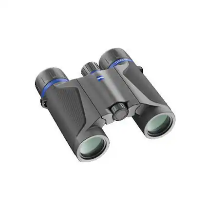 Front. ZEISS - Zeiss Terra ED 8x25 Pocket Binoculars (Gray).