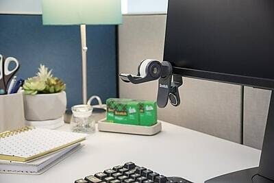 Alt View 7. Scotch - Deluxe Desktop Dispenser, 1" Core - Black.