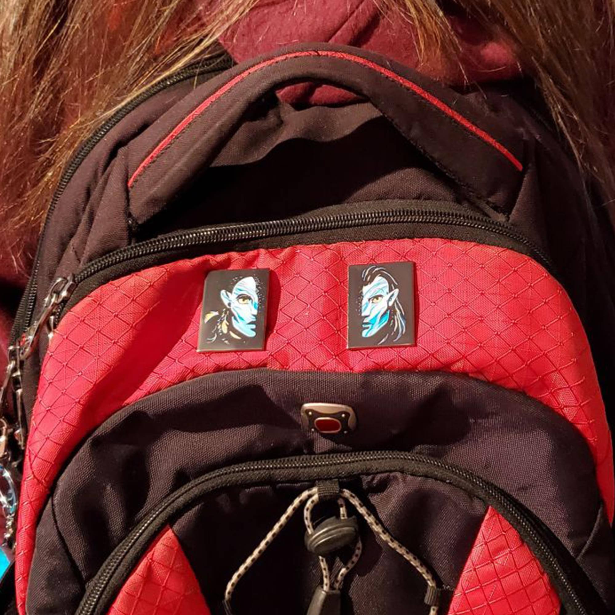 Alt View 3. SalesOne LLC - Avatar 2: The Way of Water Neytiri & Jake Enamel Pin Set - Blue.