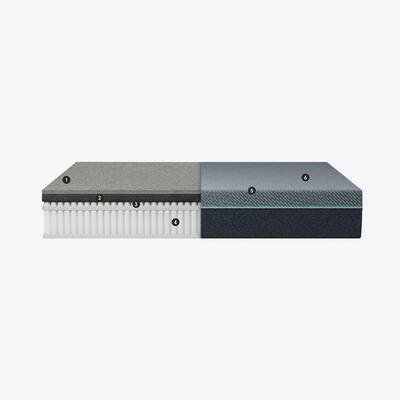 Tuft & Needle The Mint Hybrid Mattress Queen Gray 910810316
