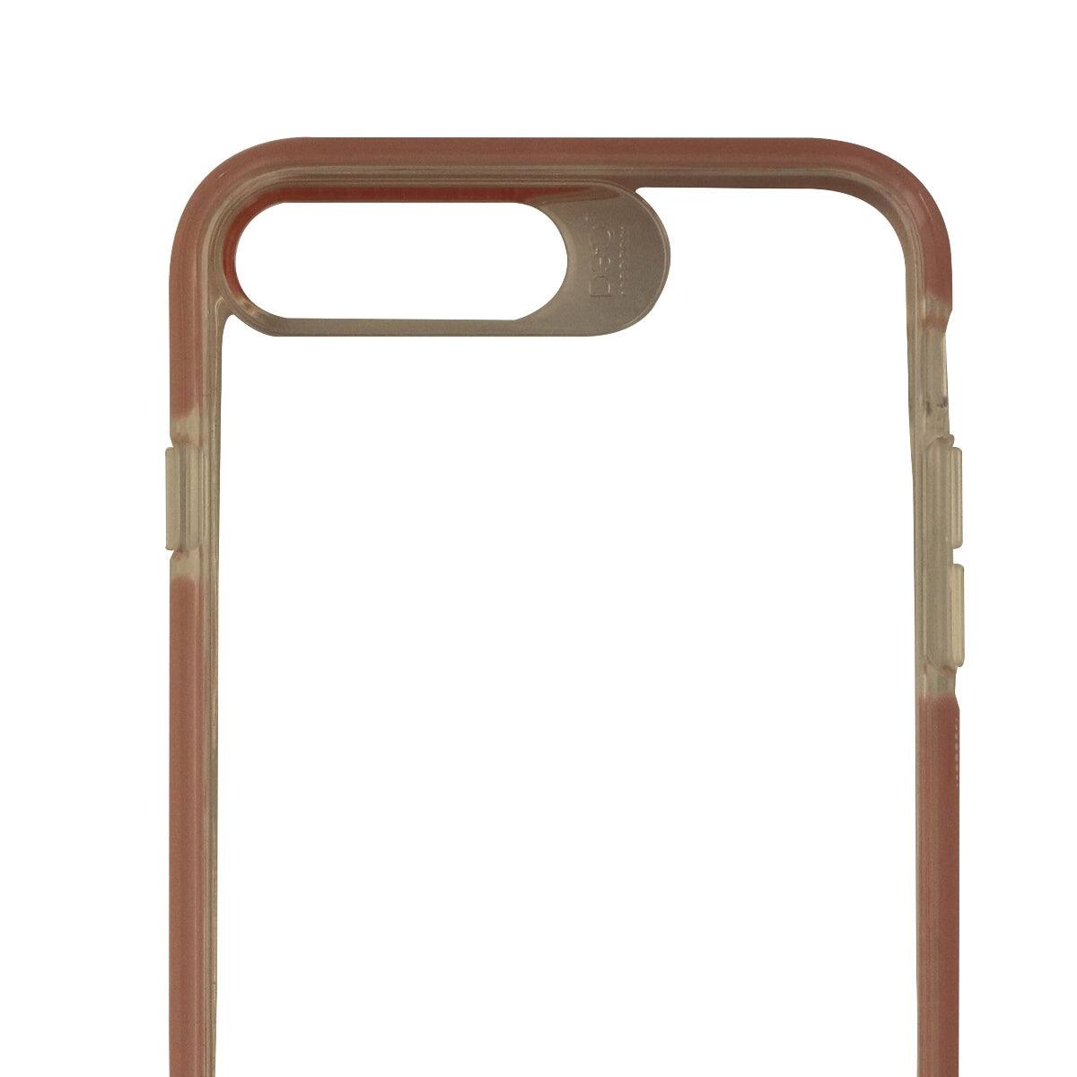 Alt View 1. ZAGG - ZAGG D30 Piccadilly Hybrid Case for iPhone 8 Plus/7 Plus - Clear/Pink Rose Gold - Clear/Pink Rose Gold.