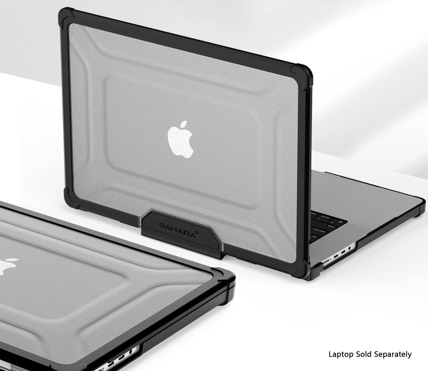 The text on the image reads "SAHARA - Laptop Sold Separately."