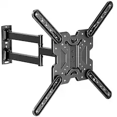 Front. X-assembly - Full Motion Corner TV Wall Mount for 26‑65" TVs, Long Arm Swivel Tilt Extension Bracket, up to 77 lbs,Max VESA 400x400mm - Black.