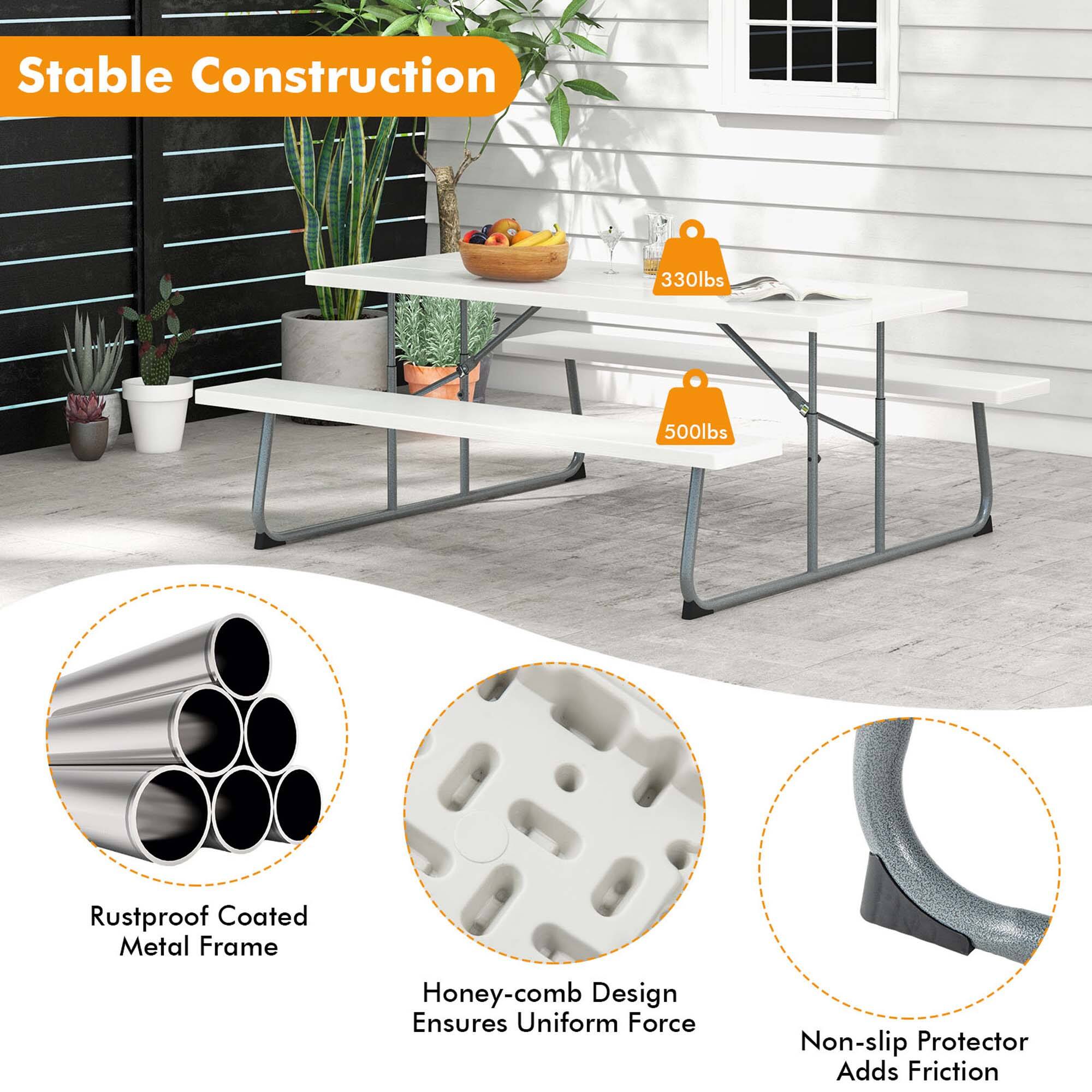Stable Construction
330lbs
500lbs
Rustproof Coated Metal Frame
Honey-comb Design Ensures Uniform Force
Non-slip Protector Adds Friction