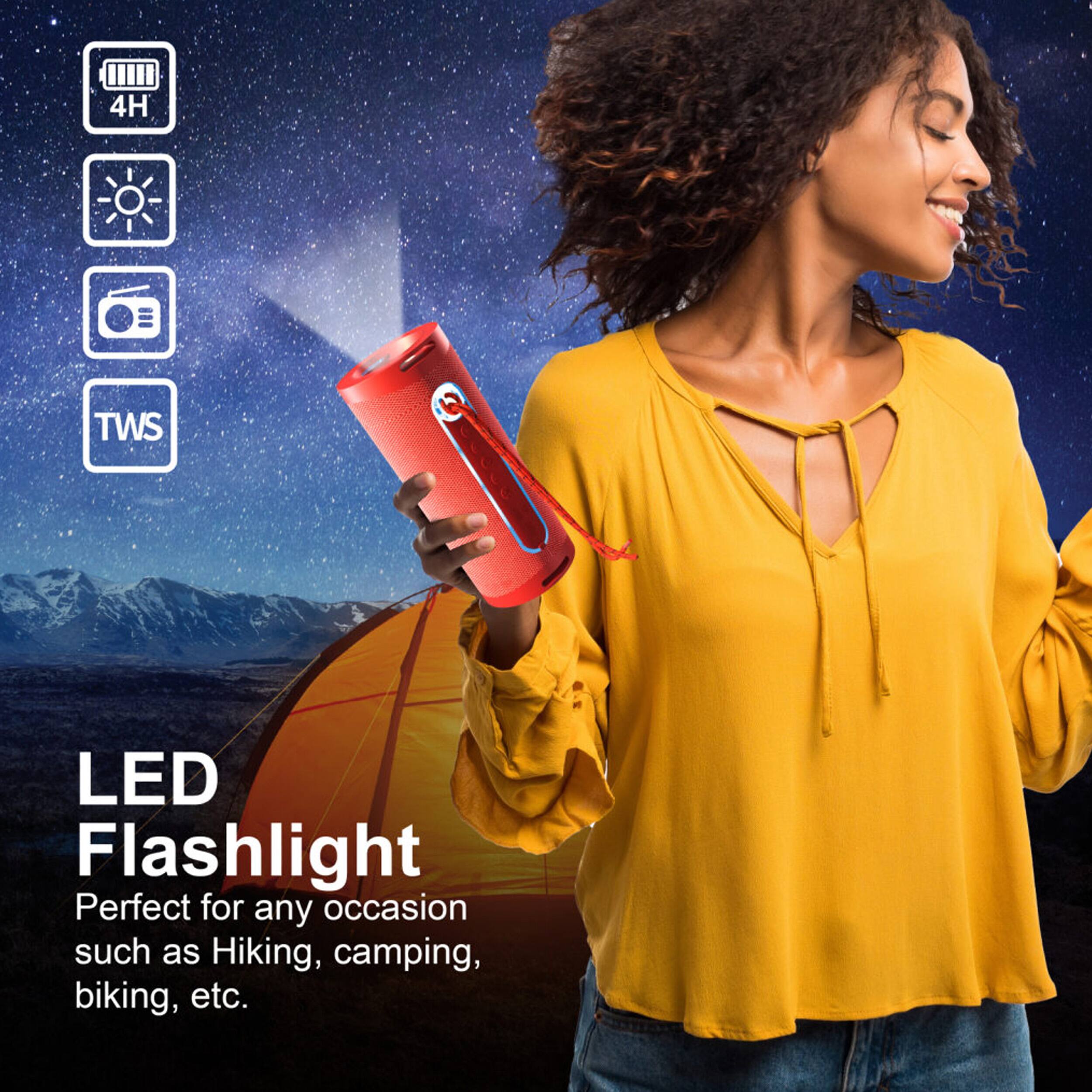 4H TWS LED Flashlight Perfect for any occasion such as Hiking, camping, biking, etc.