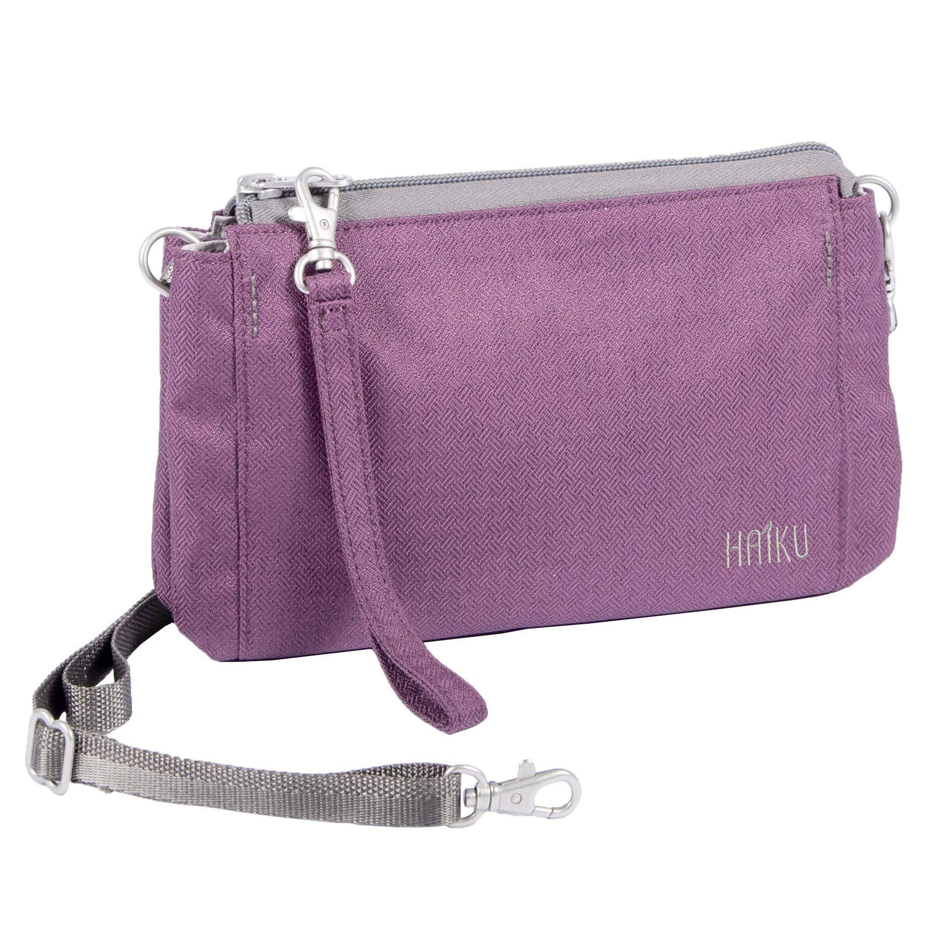 Front. Haiku - Haiku Stride Wristlet Wallet - Blackberry.