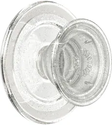 Clear Glitter Silver