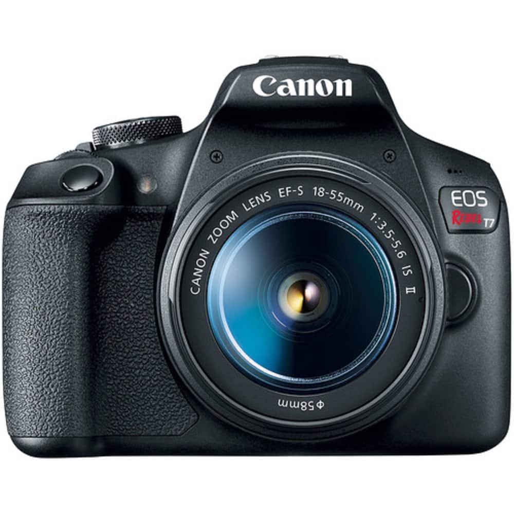 Canon - EOS Rebel T7 DSLR Camera with EF-S 18-55mm IS II Lens - 2727C002