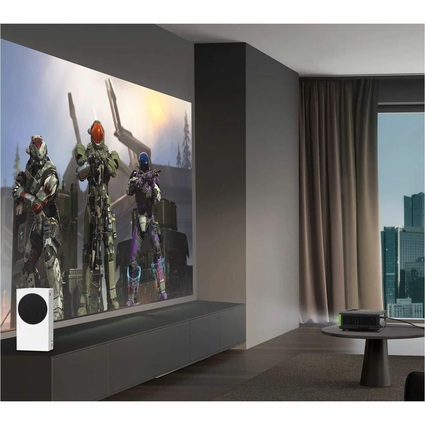 Alt View 28. ViewSonic - LX700-4K Designed for Xbox 4K 3500 Lumens Laser Projector - White.