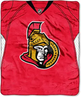 Northwest - Ottawa Senators 50x60 inch Hockey Jersey Design Throw Blanket - Multi