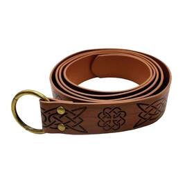 Underwraps - Celtic Medieval Brown Faux Leather Belt Adult Costume Accessory - Multi-Colored
