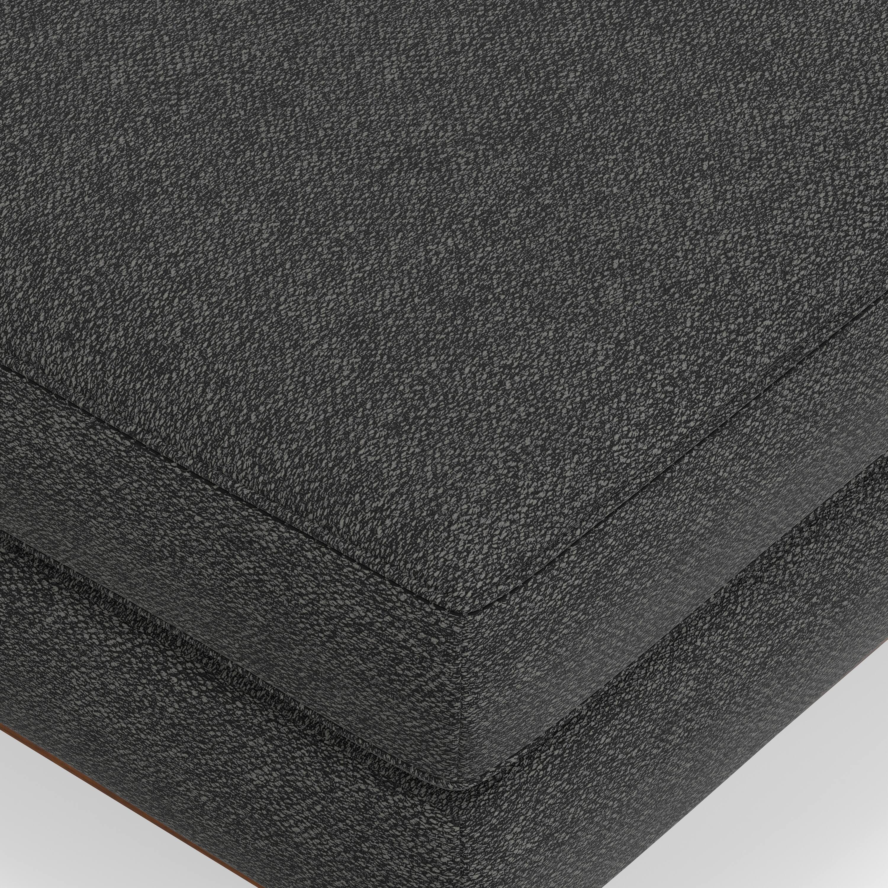 Alt View 14. Simpli Home - Morrison Large Rectangular Ottoman - Charcoal Grey.