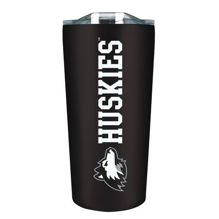 Front. The Fanatic Group - Northern Illinois Huskies 18oz. Stainless Steel Soft Touch Tumbler - Multicolor.