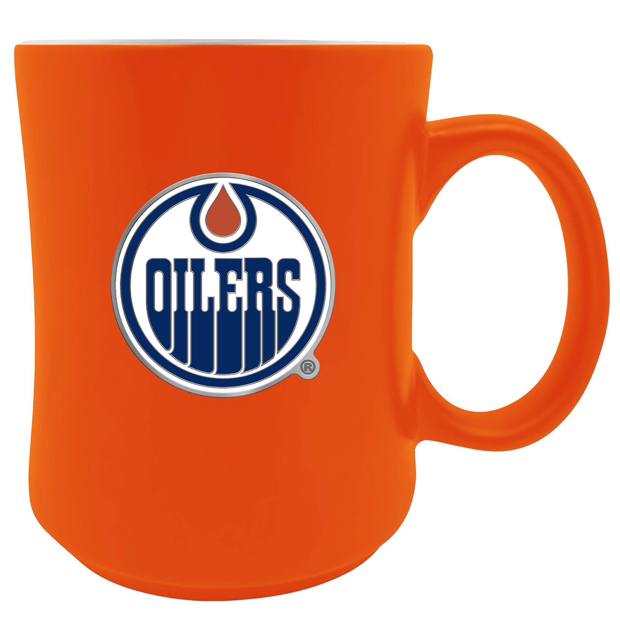 Front. Great American Products - Edmonton Oilers 19oz. Starter Mug - Multicolor.