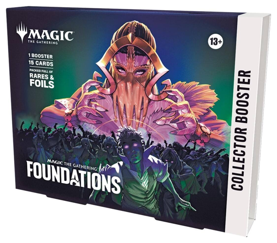 Best Buy Wizards of The Coast Magic The Gathering Foundations Collector Booster (15 Magic