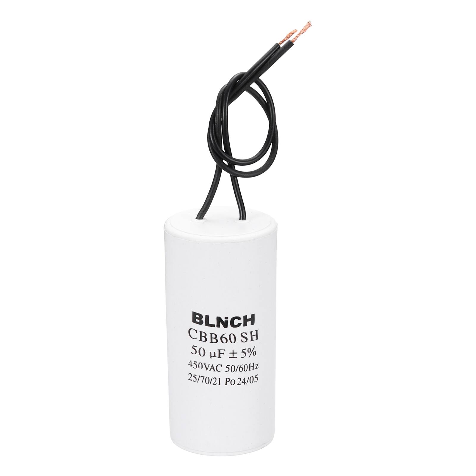 Unique Bargains - 50uF CBB60 Running Capacitor, AC 450V 2 Wire for Air Compressor, Washing Machine, Refrigerator, Air Conditioner - White price history on PriceWatchPro