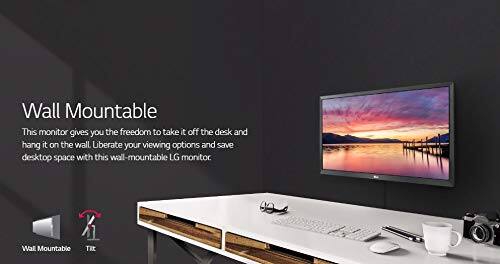 Wall Mountable

This monitor gives you the freedom to take it off the desk and hang it on the wall. Liberate your viewing options and save desktop space with this wall-mountable LG monitor.