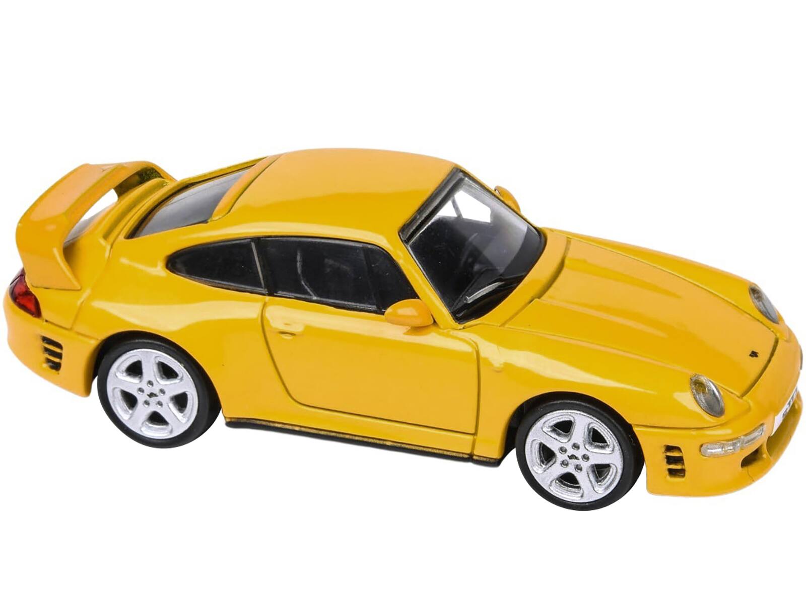 Alt View 1. Paragon - RUF CTR2 Blossom Yellow 1/64 Diecast Model Car by Paragon.