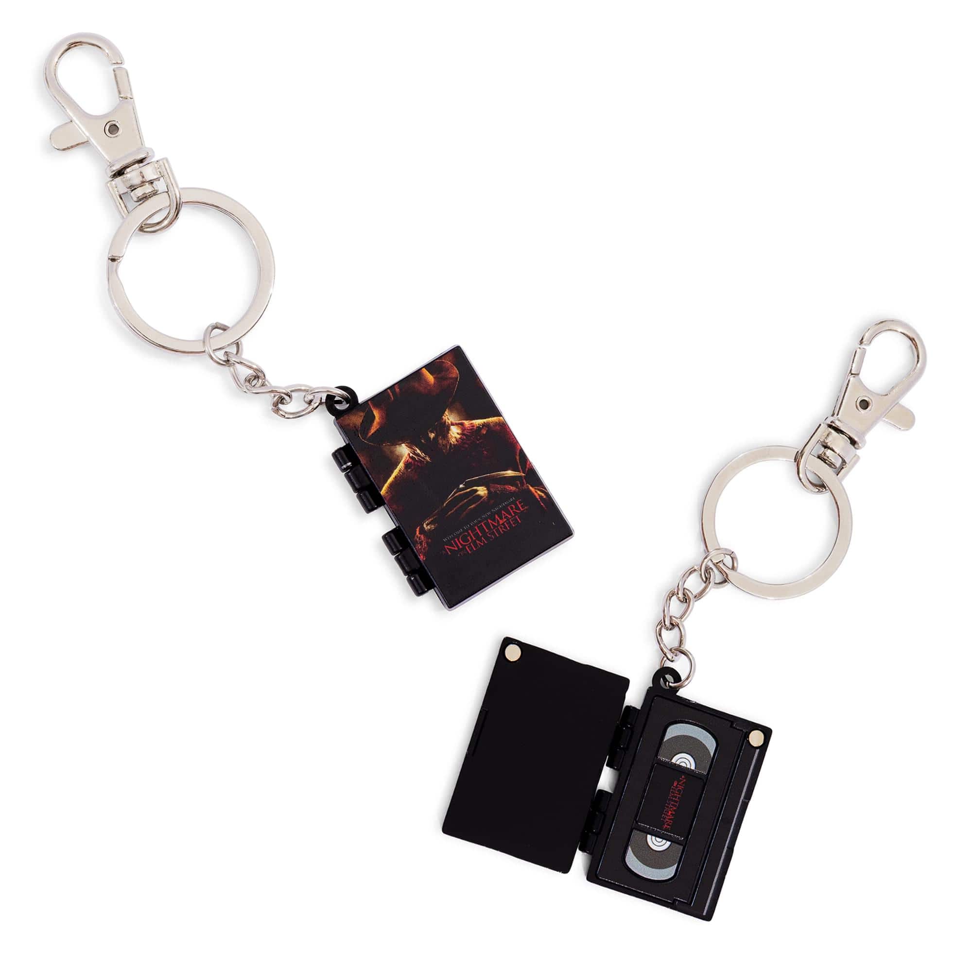 SalesOne LLC - A Nightmare On Elm Street Movie Poster VHS Tape Keychain - Multi-Colored