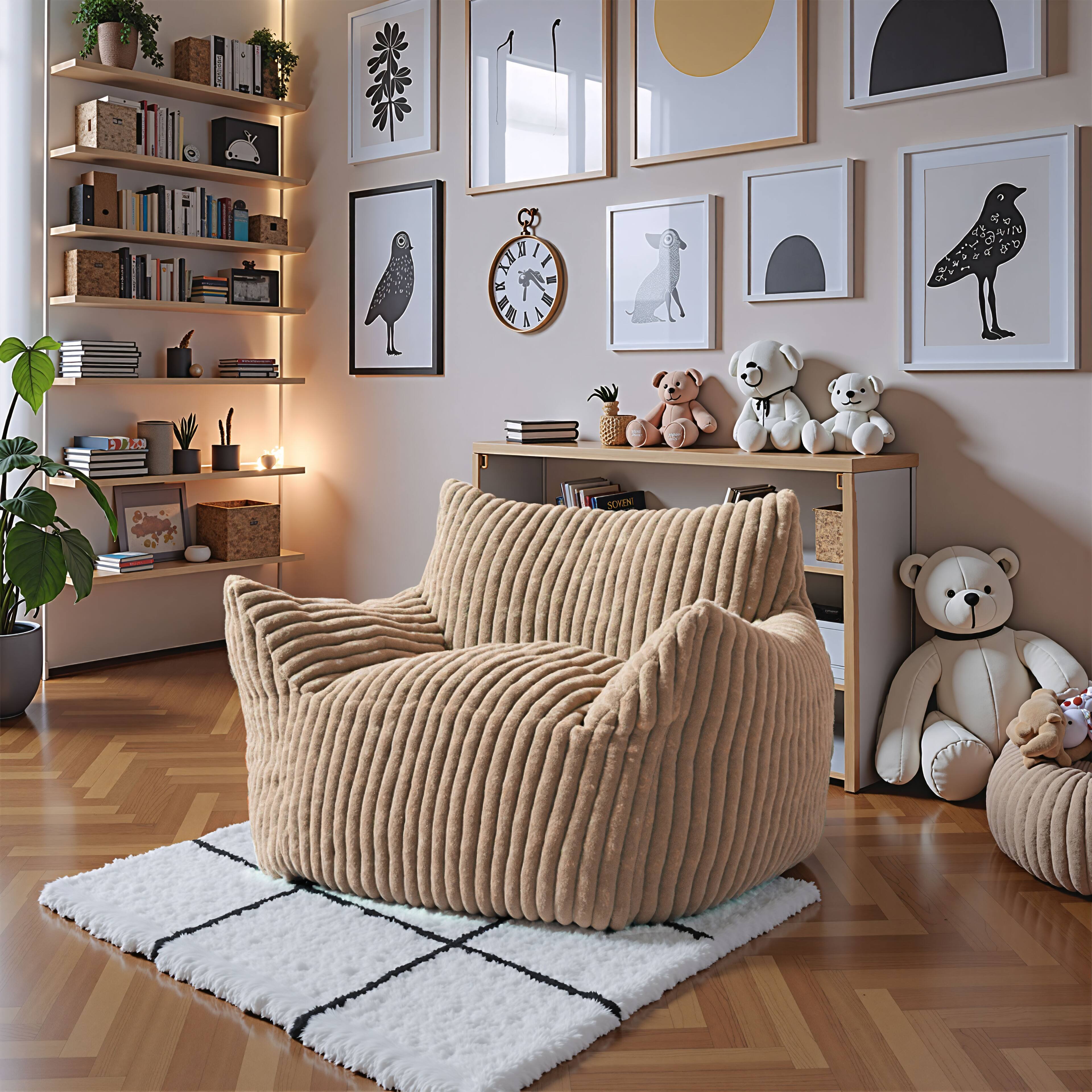 Sure, here is the corrected and grouped text from the image:

- "g / U Y I 2 = I 4 n d A 7 507 SOVEN"

- "SOVEN" (appears on a book on the shelf)