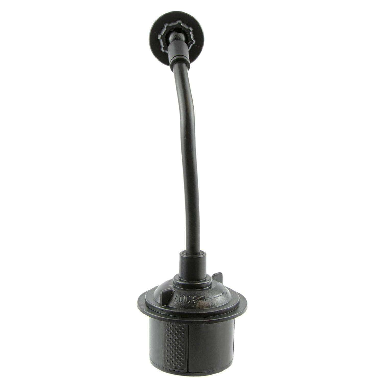 Angle. Stock Preferred - Design Gooseneck Adjustable Magnetic Universal Phone Mount - Black.