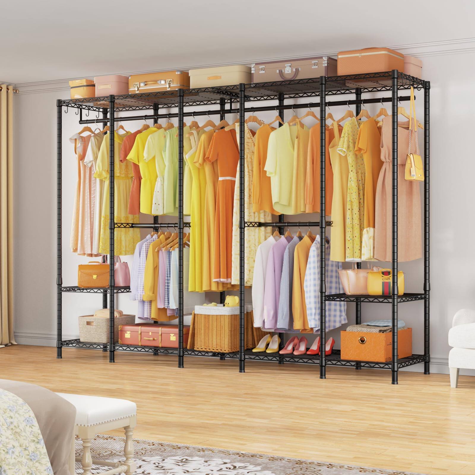 Cedar Assembly H50 Extra Large Clothes Rack Heavy Duty Garment ...