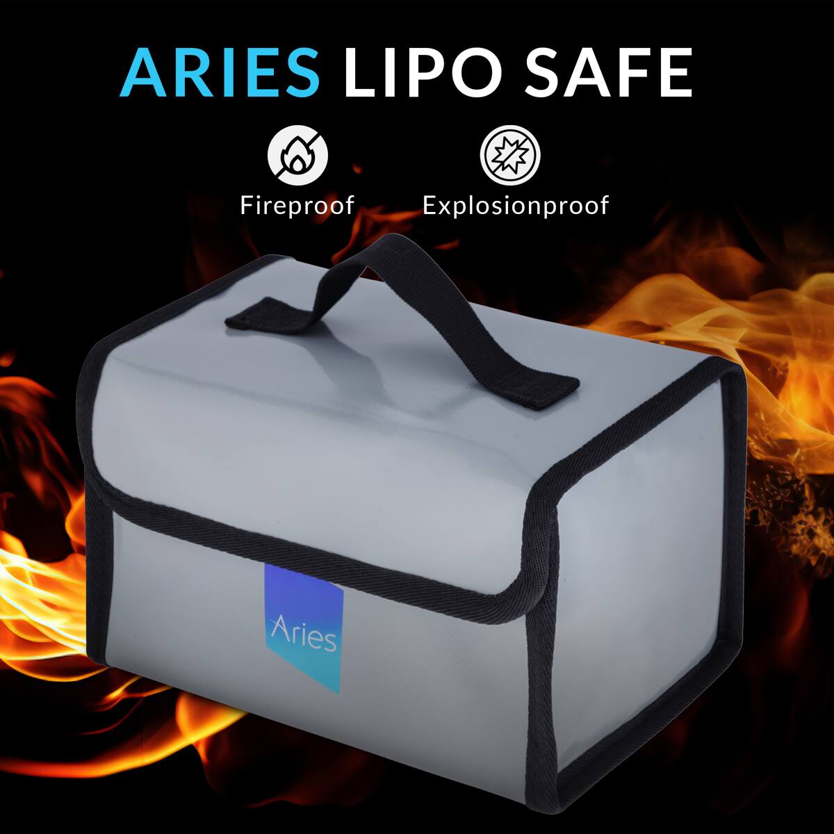 ARIES Lipo Safe  
Fireproof  
Explosionproof
