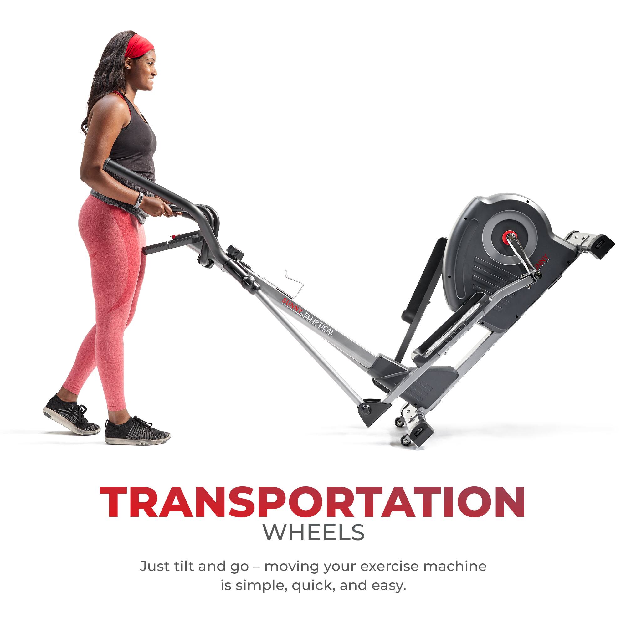 SUNNY L SUNNY.ELLPTICAL ELLIP TRANSPORTATION WHEELS Just tilt and go - moving your exercise machine is simple, quick, and easy.