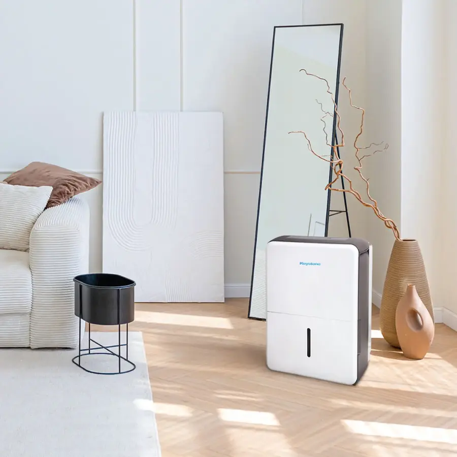 Alt View 16. Keystone - 50 Pint Dehumidifier with Electronic Controls - White.