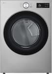 LG - 7.4 Cu. Ft. Stackable Smart Electric Dryer with Steam and AI Sensor Dry - Graphite Steel