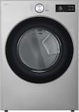 LG - 7.4 Cu. Ft. Stackable Smart Electric Dryer with Steam and AI Sensor Dry - Graphite Steel
