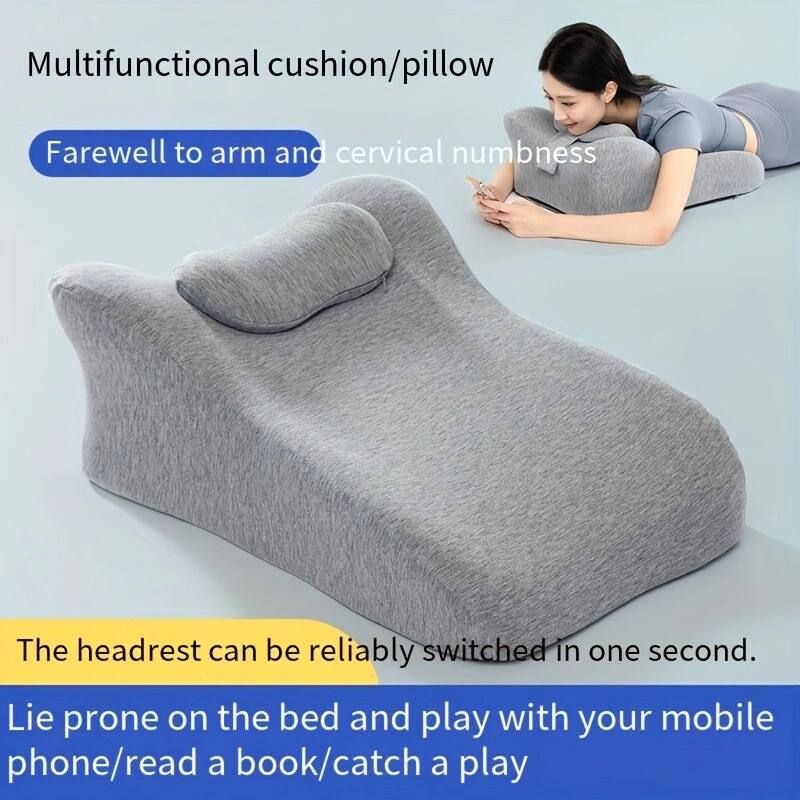 Multifunctional cushion/pillow

Farewell to arm and cervical numbness

The headrest can be reliably switched in one second.

Lie prone on the bed and play with your mobile phone/read a book/catch a play