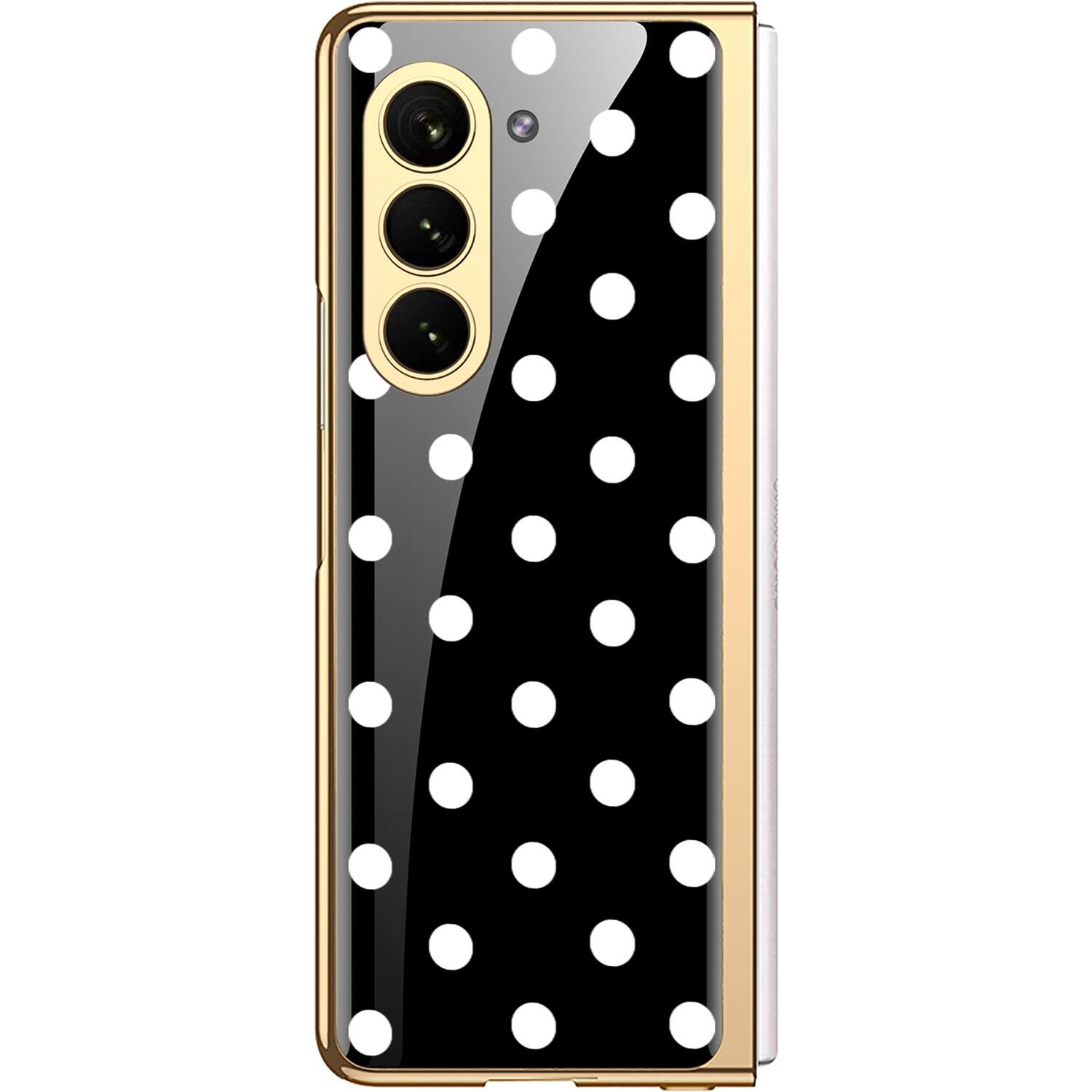 Alt View 14. SaharaCase - Marble Series Case for Samsung Galaxy Z Fold5 - Black/White.