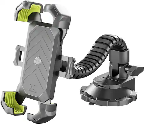 Front. Bracketron - HD X-Lock Window & Dash Mount - Black.