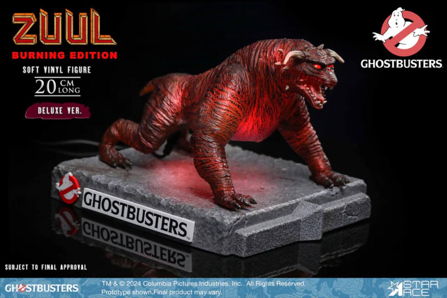 PopMarket Ghostbusters Zuul Burning Edition Deluxe Version Soft Vinyl ...