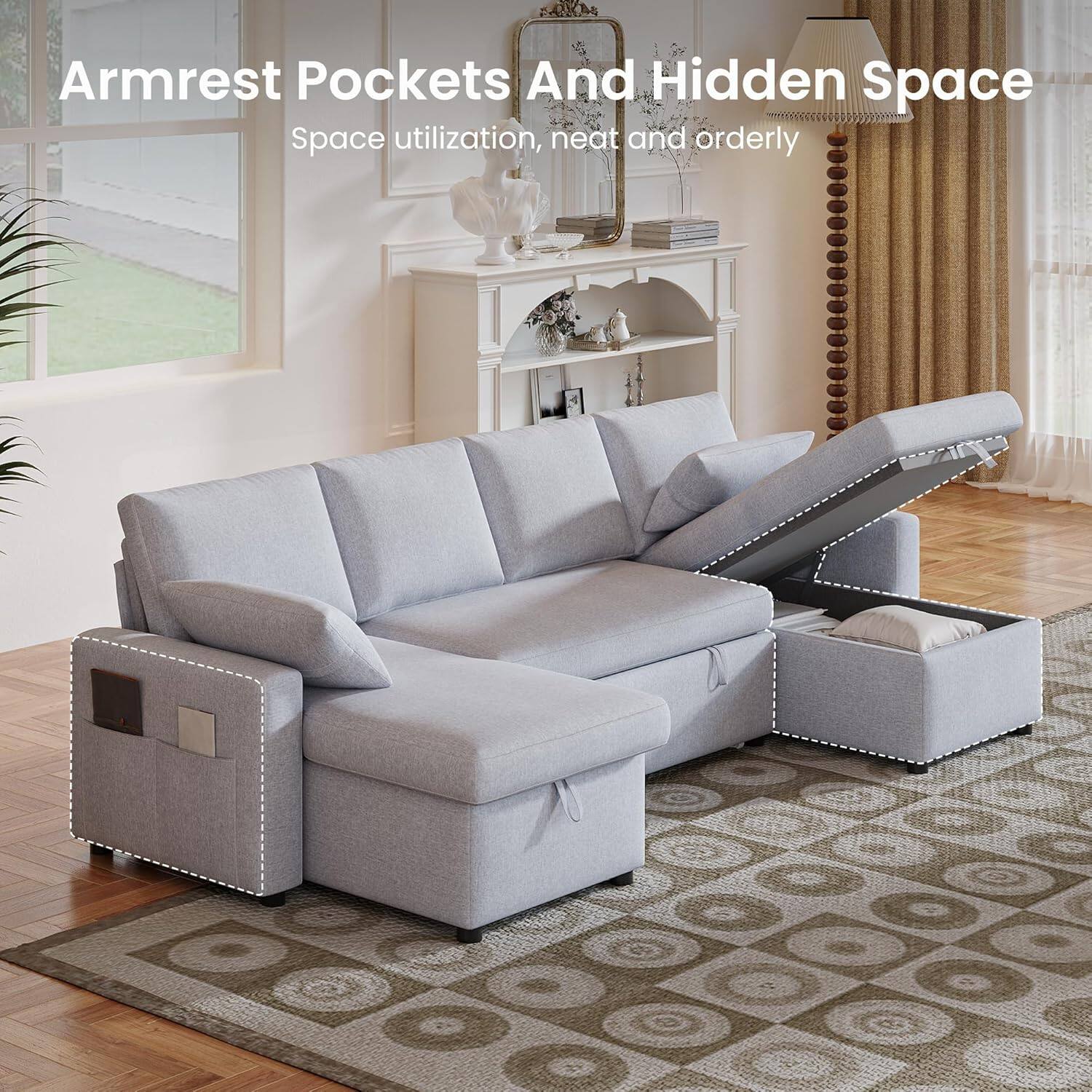 Armrest Pockets And Hidden Space  
Space utilization, neat and orderly