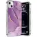 Alt View 11. SaharaCase - Marble Series Case for Apple iPhone 13 mini - Purple/Gold.