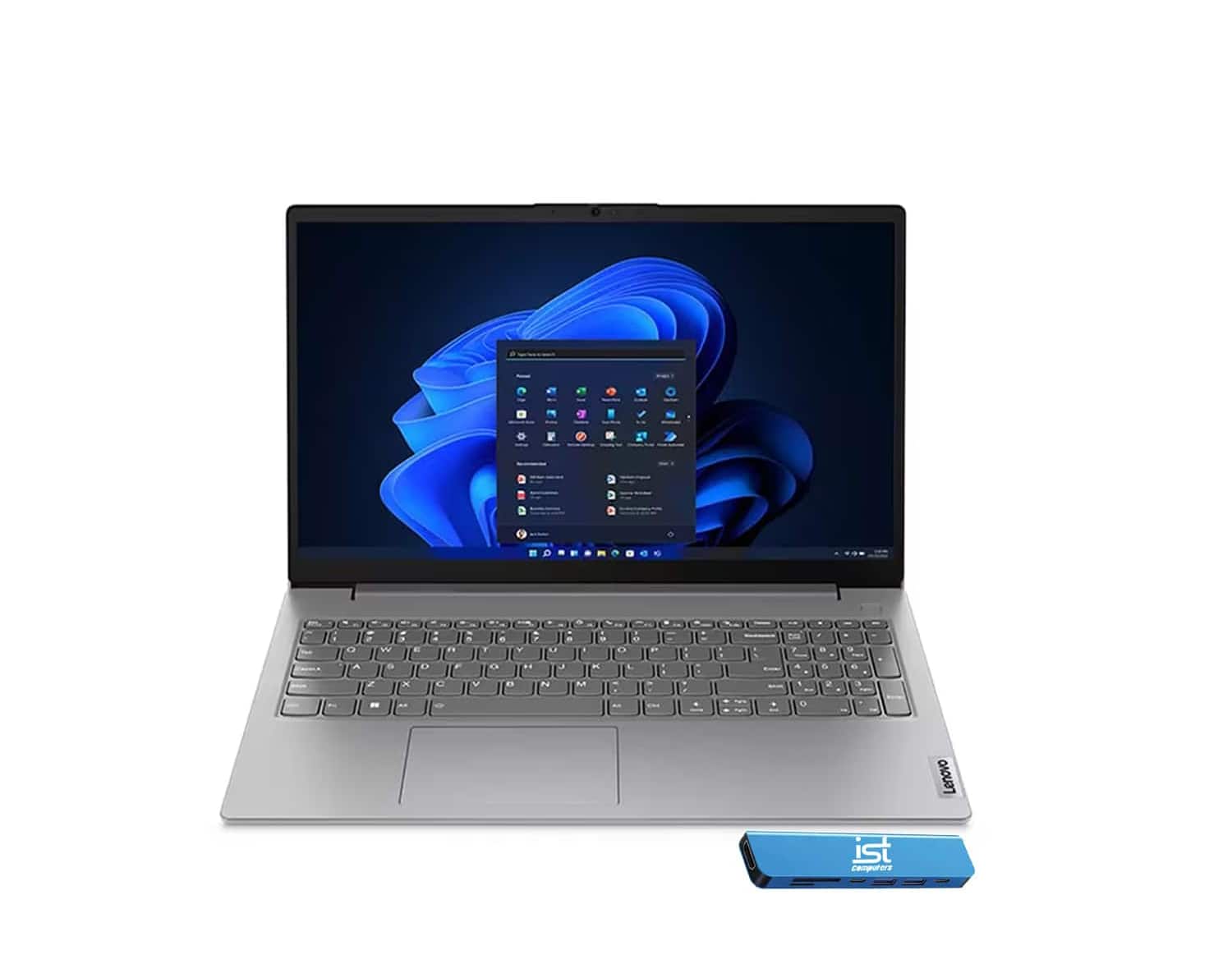 Lenovo - Upgraded - V15 15.6" FHD Anti-Glare Laptop - Intel Core i7 with 16GB Memory - 512GB SSD - Windows 11 Pro - Black