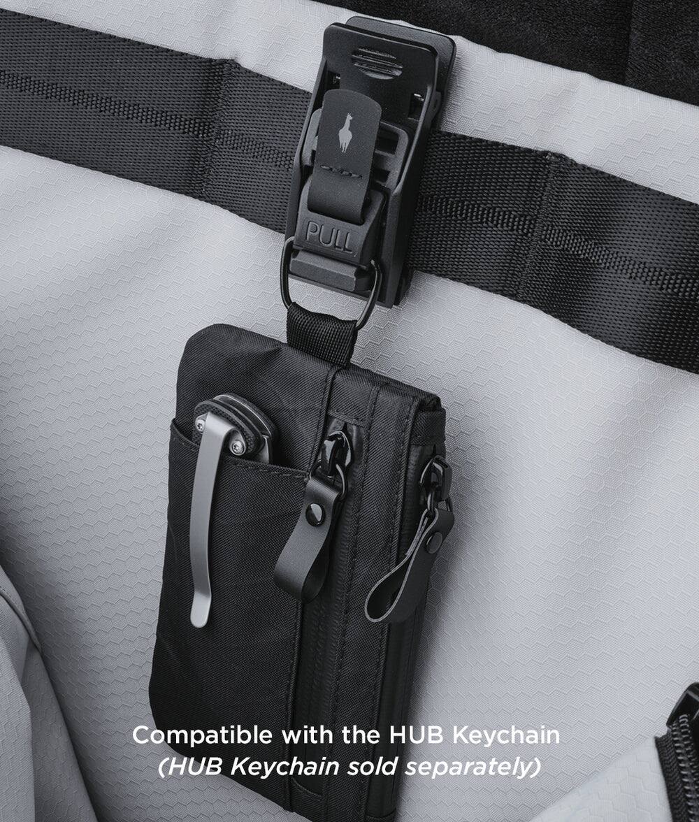 Compatible with the HUB Keychain (HUB Keychain sold separately)