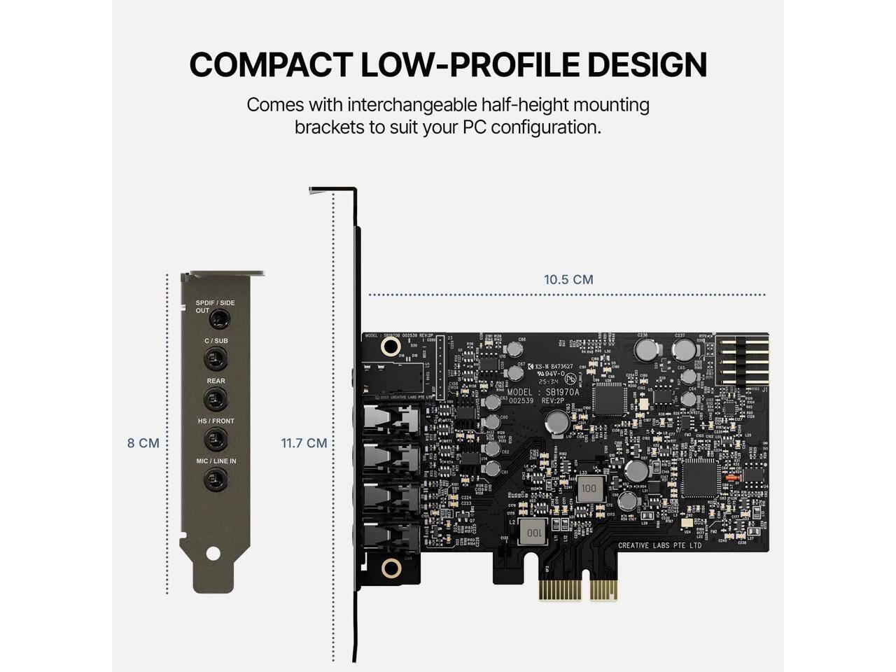 Creative Labs Creative Sound Blaster Audigy Fx Pro Hi res PCI e