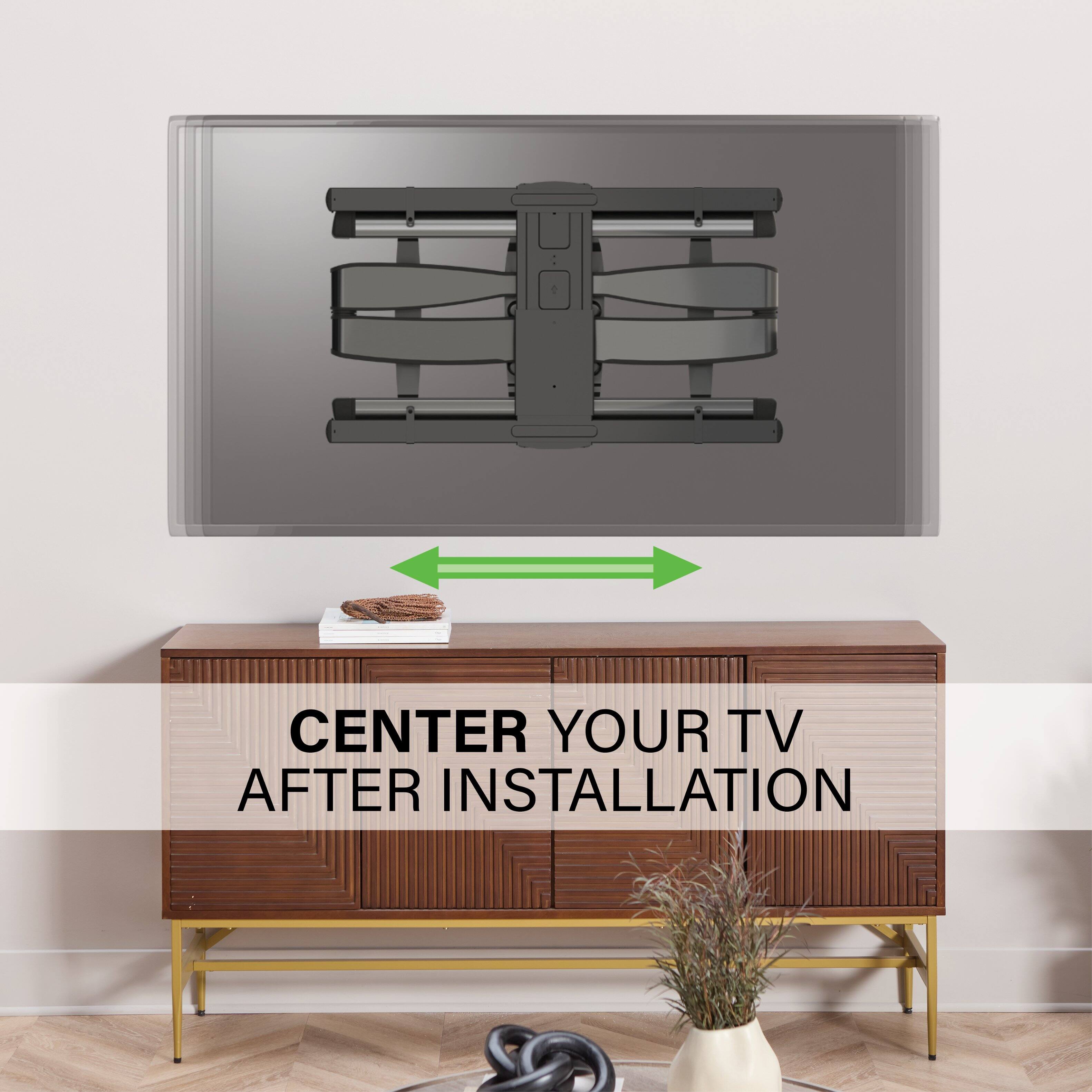 Center Your TV After Installation