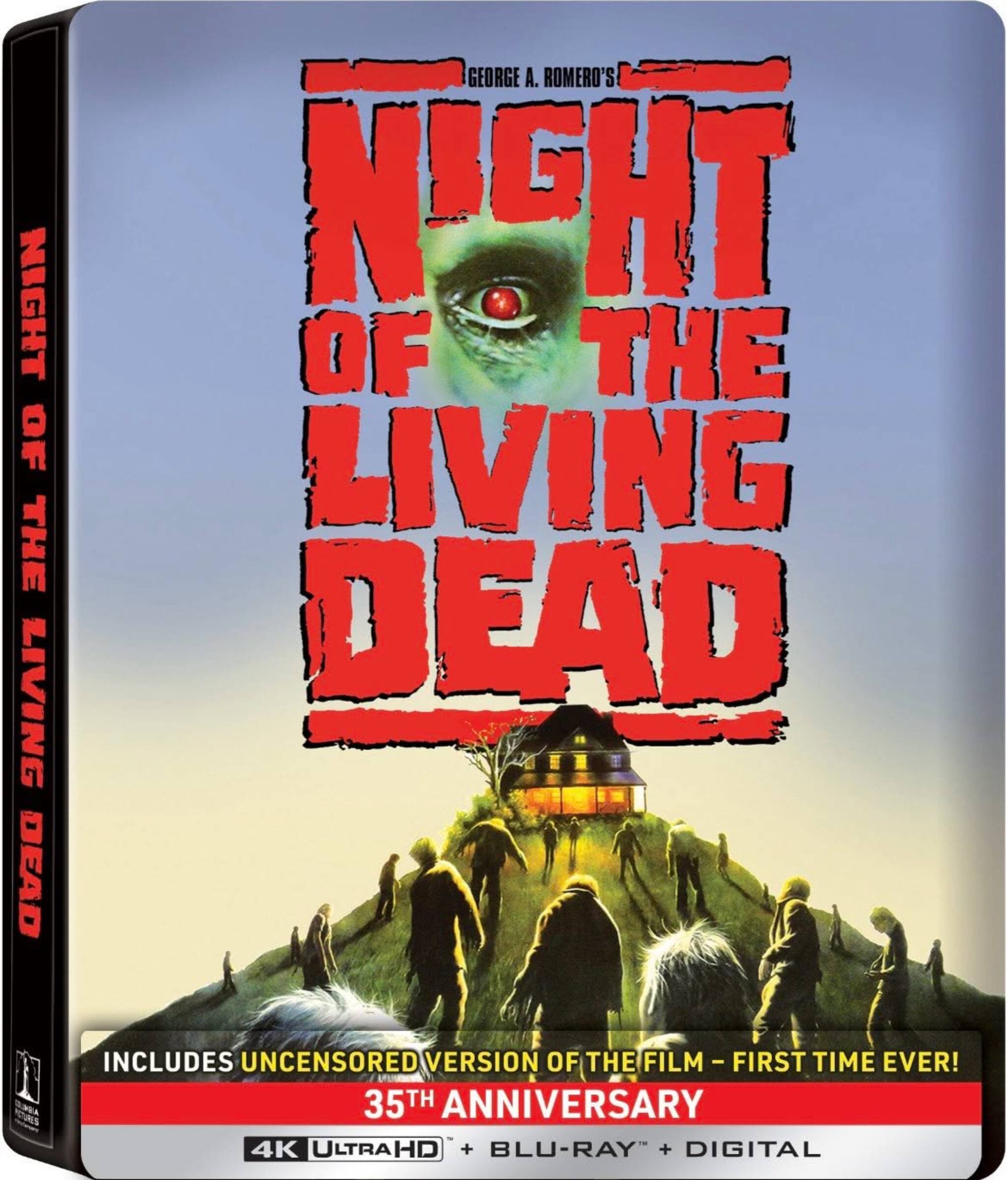 Alt View 1. Steelbook Night of the Living Dead (4K UHD/Blu-ray + Digital) NEW.