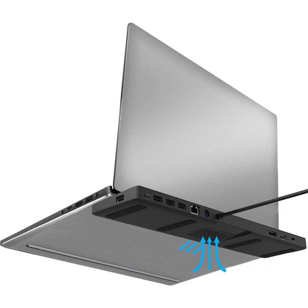 Alt View 6. Cyber Acoustics - USB-C Universal Essential Docking Station DS-2000.