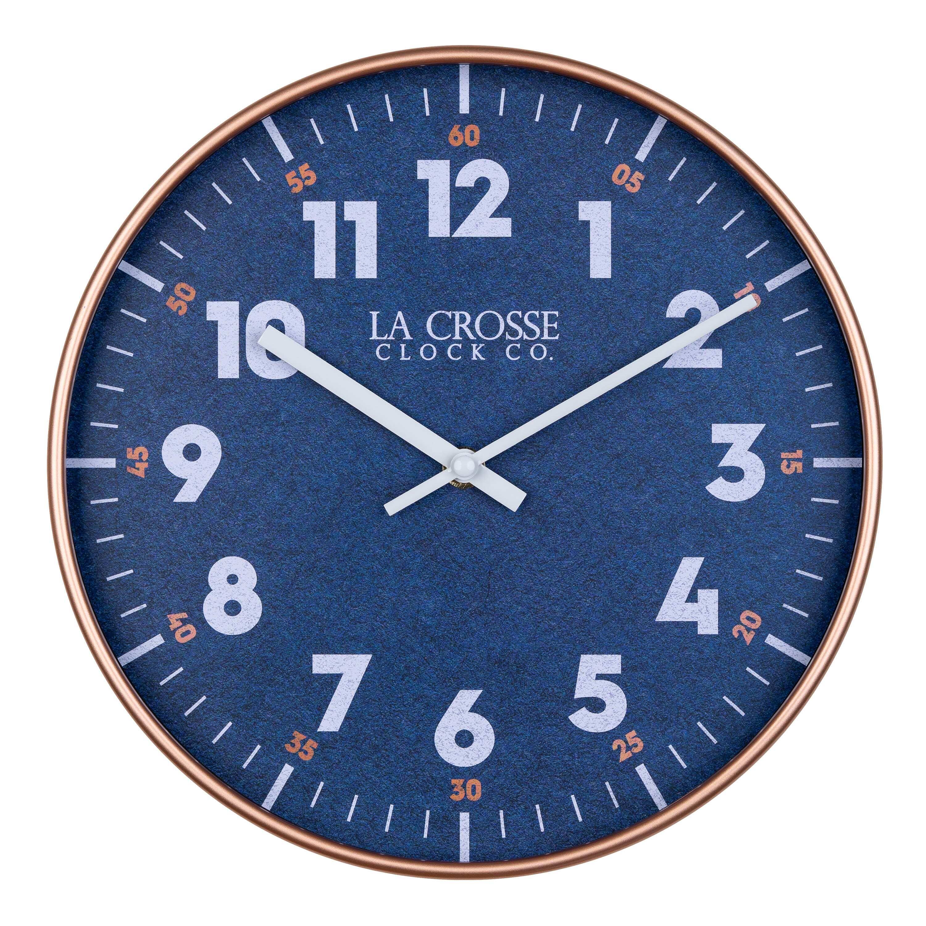 60 55 05 12 11 1 50 10 LA CROSSE CLOCK CO. Res 45 9 3 5 40 8 4 20 7 6 5 35 25 30