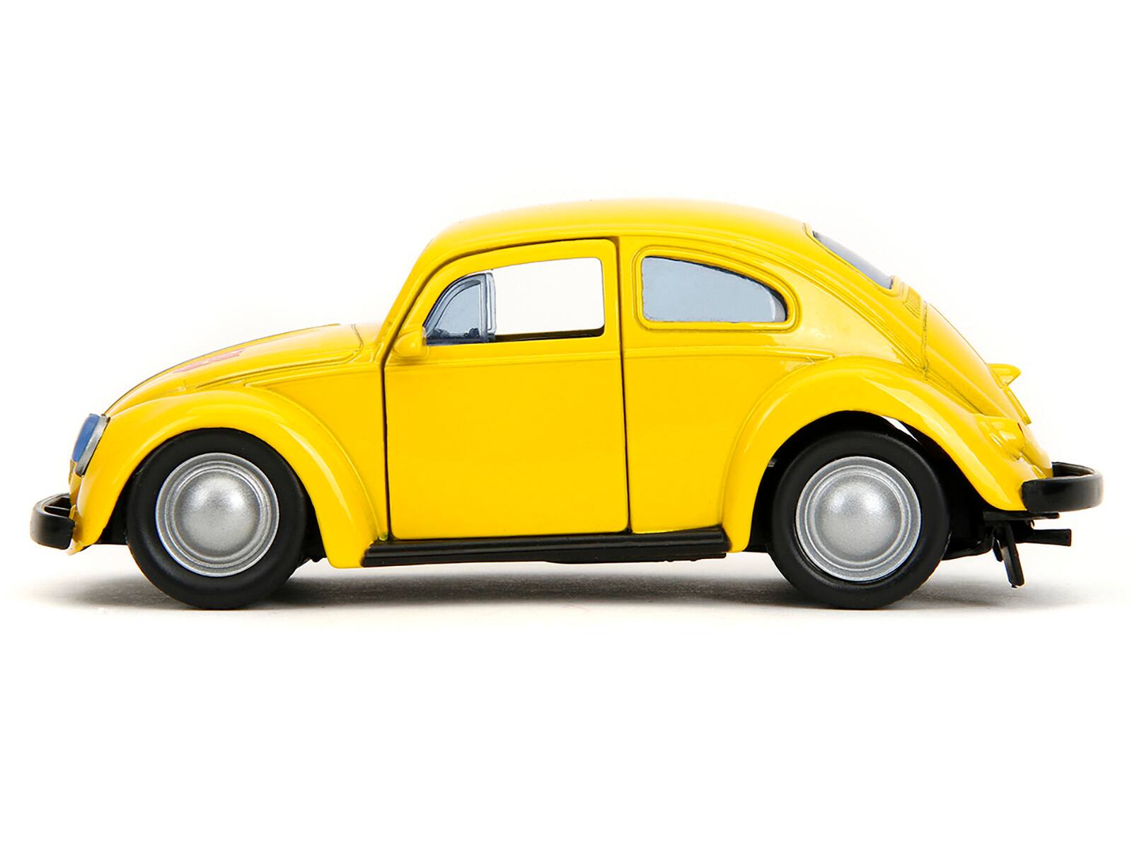 Back. Jada - Volkswagen Beetle "Bumblebee" Yellow "Transformers" "Hollywood Rides" Series 1/32 Diecast Model Car by Jada - Yellow .