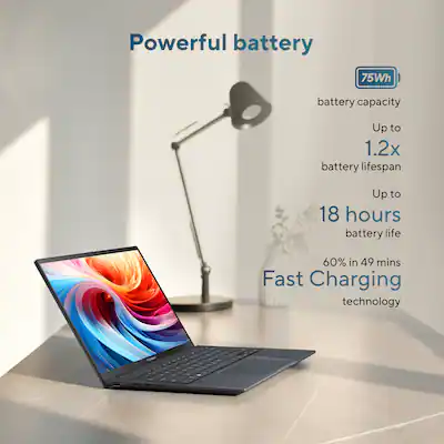 Asus Zenbook 14 UX3405CA-QL170W 14 Pouces WUXGA 60Hz Pc Portable (Intel Core Ultra 5 225H, 16GB LPDDR5X, 512GB SSD, Intel Arc Graphics, Windows 11 Home) – Clavier AZERTY Asus Zenbook 14 UX3405CA-QL170W 14 Pouces WUXGA 60Hz Pc Portable (Intel Core Ultra 5 225H, 16GB LPDDR5X, 512GB SSD, Intel Arc Graphics, Windows 11 Home) – Clavier AZERTY