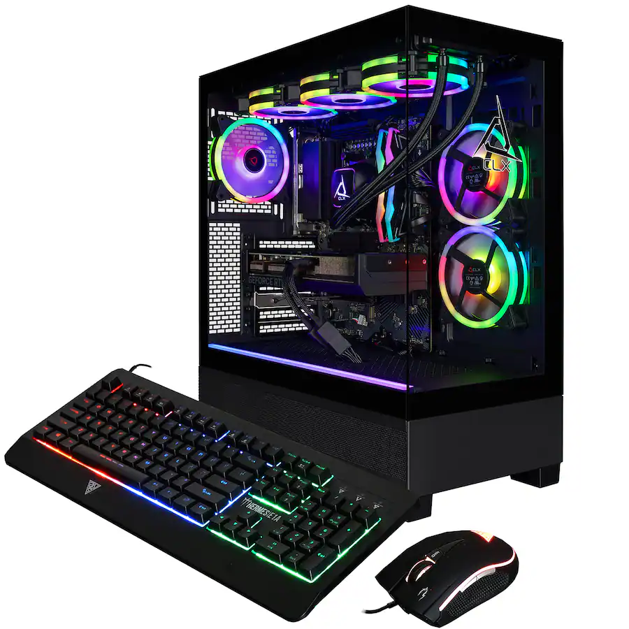 CLX SET Gaming Desktop AMD Ryzen 9800X3D 32GB DDR5 5600 Memory